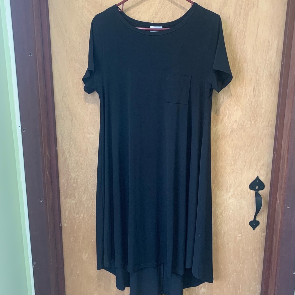 Black t shirt dress
